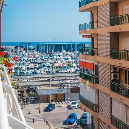 Feines Appartement Mit Hafenblick Santa Pola Exteriör bild